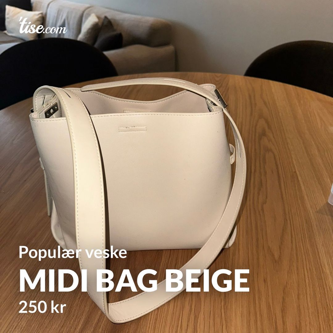 Midi bag beige