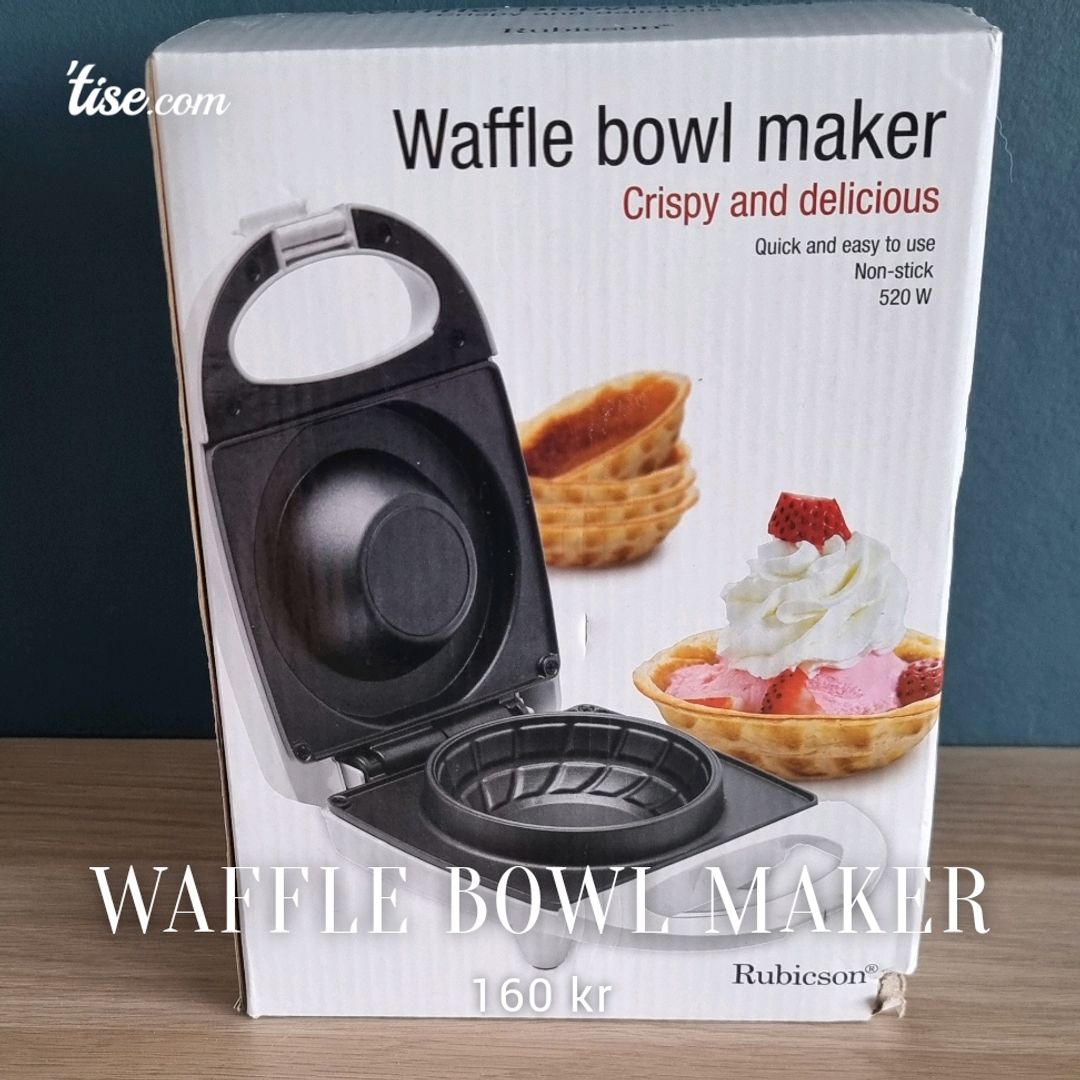 Waffle Bowl Maker