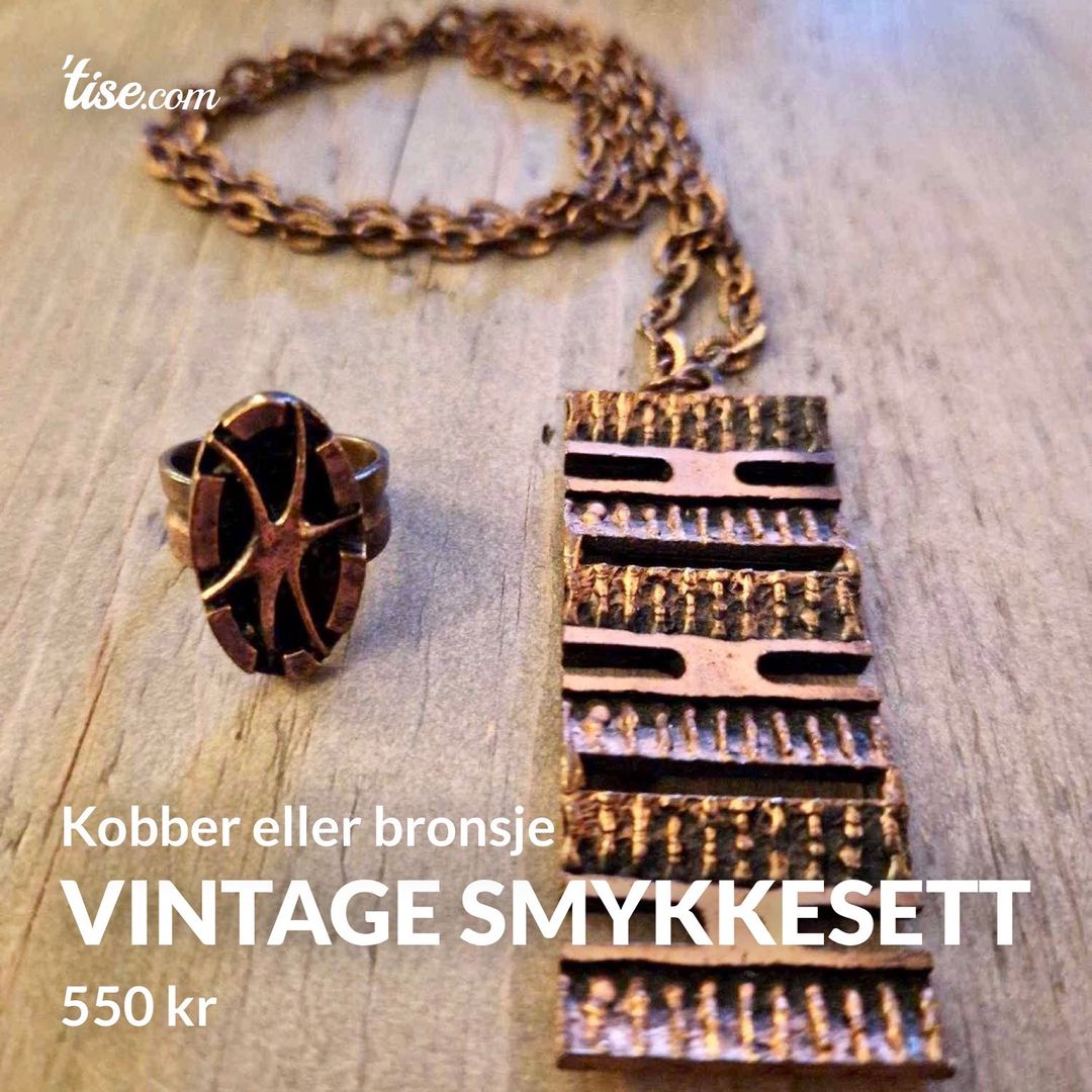 Vintage smykkesett