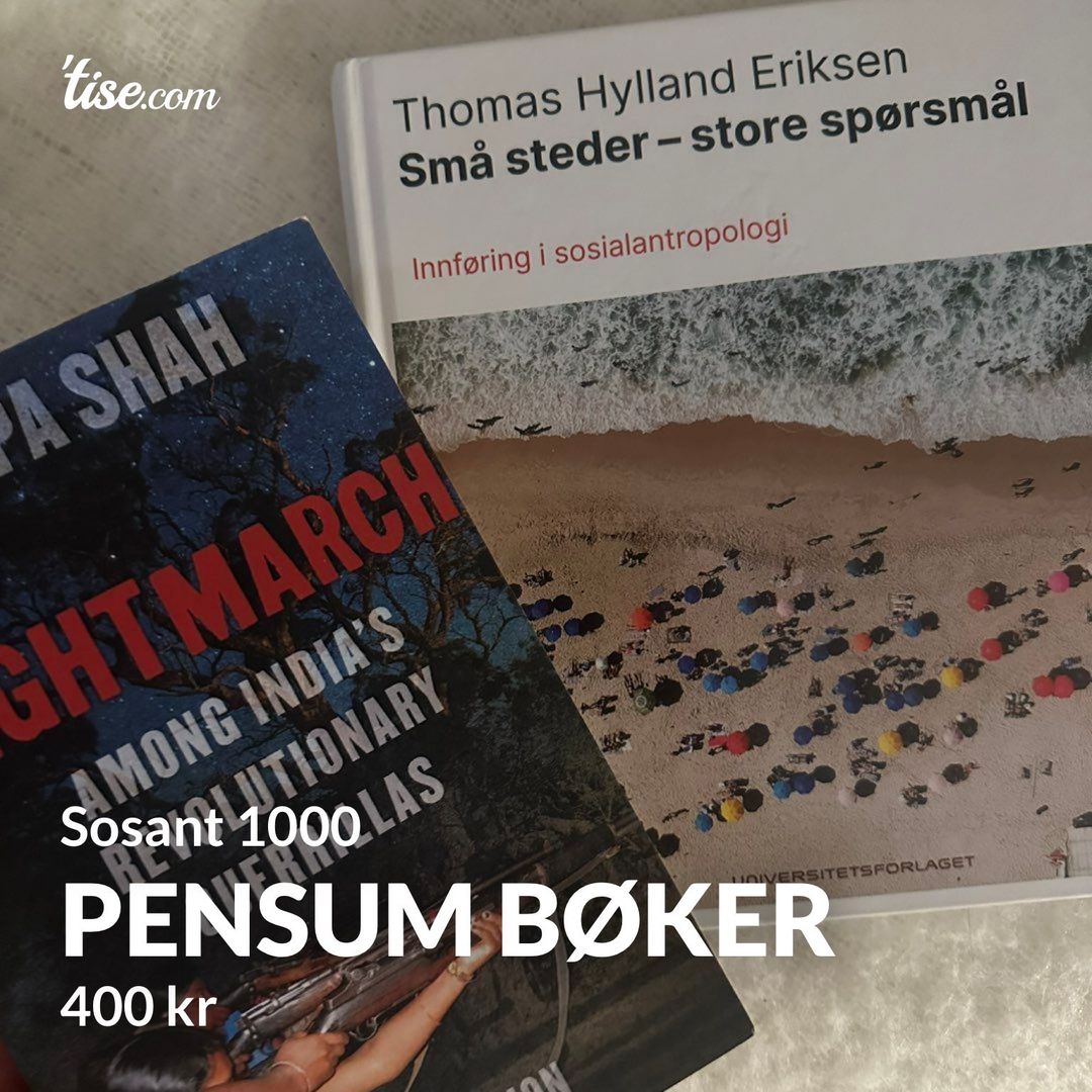 Pensum bøker