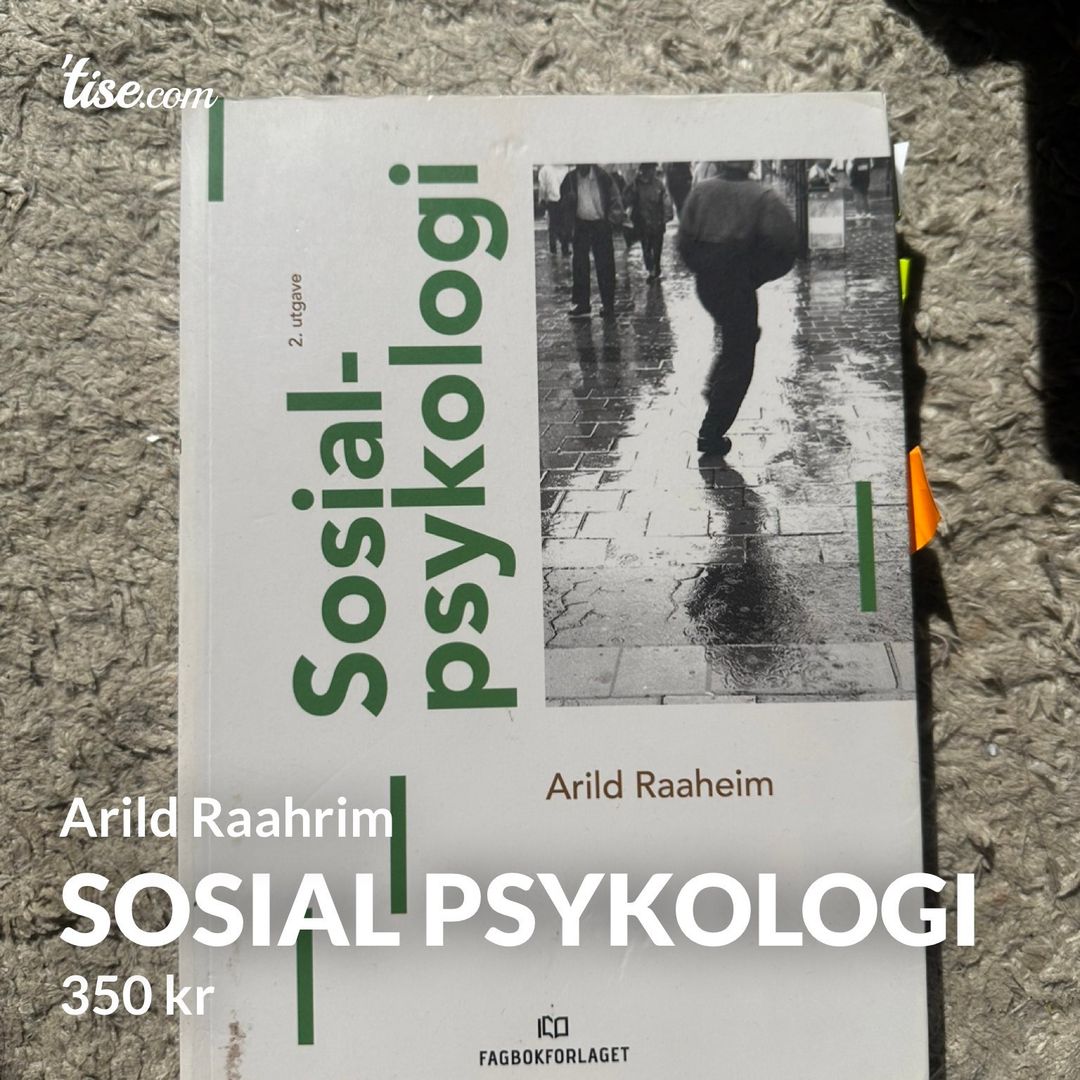 Sosial psykologi