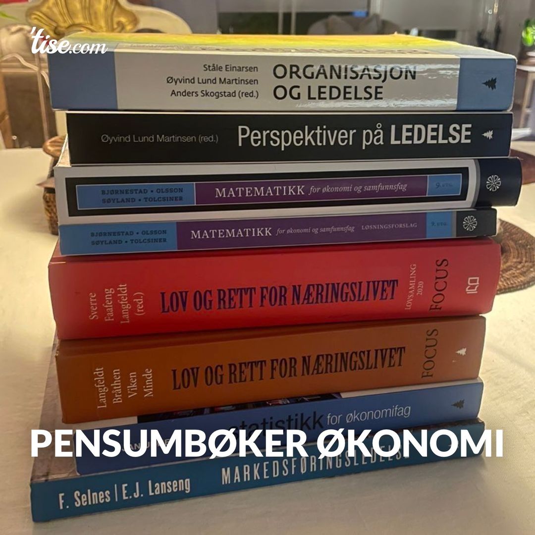 Pensumbøker økonomi