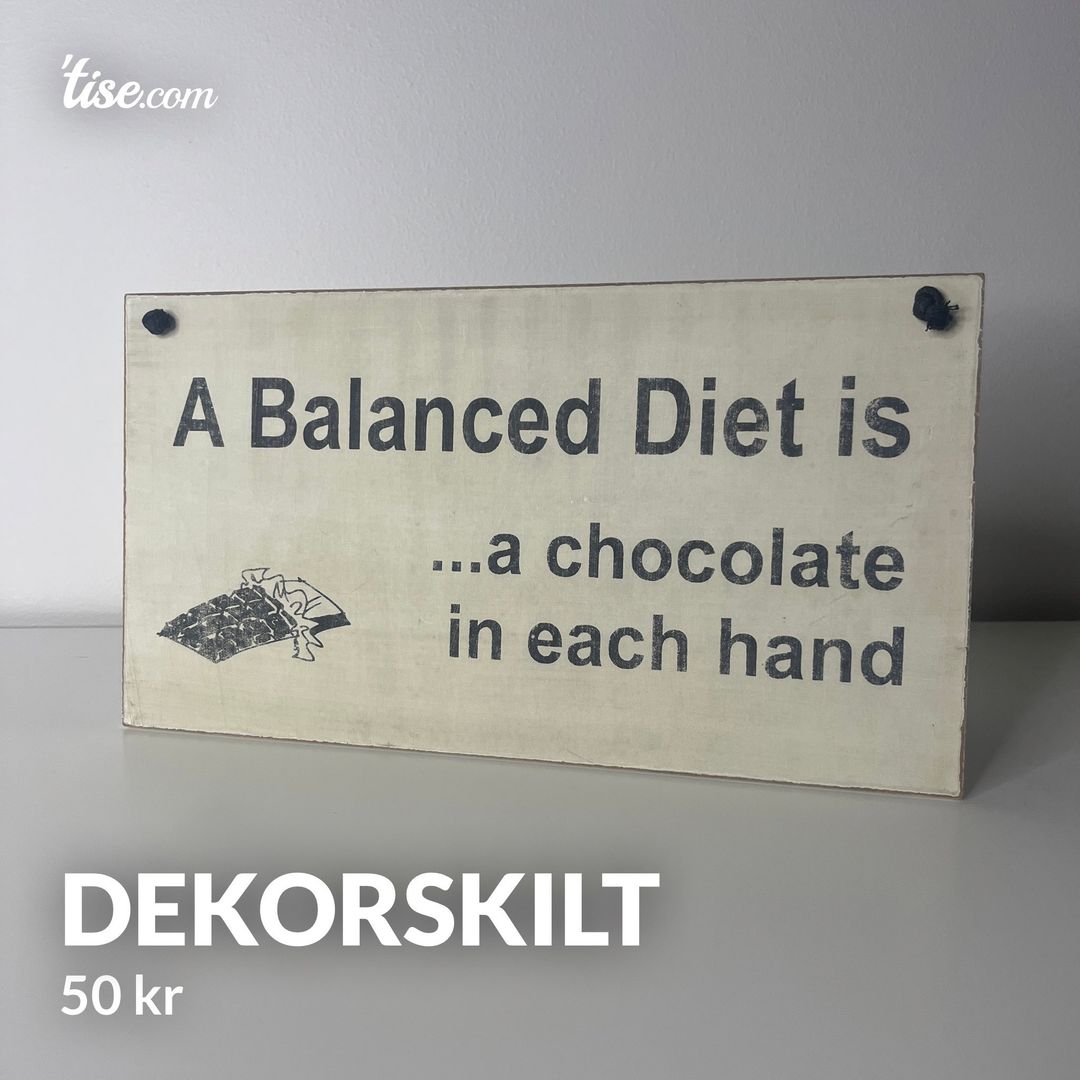 Dekorskilt