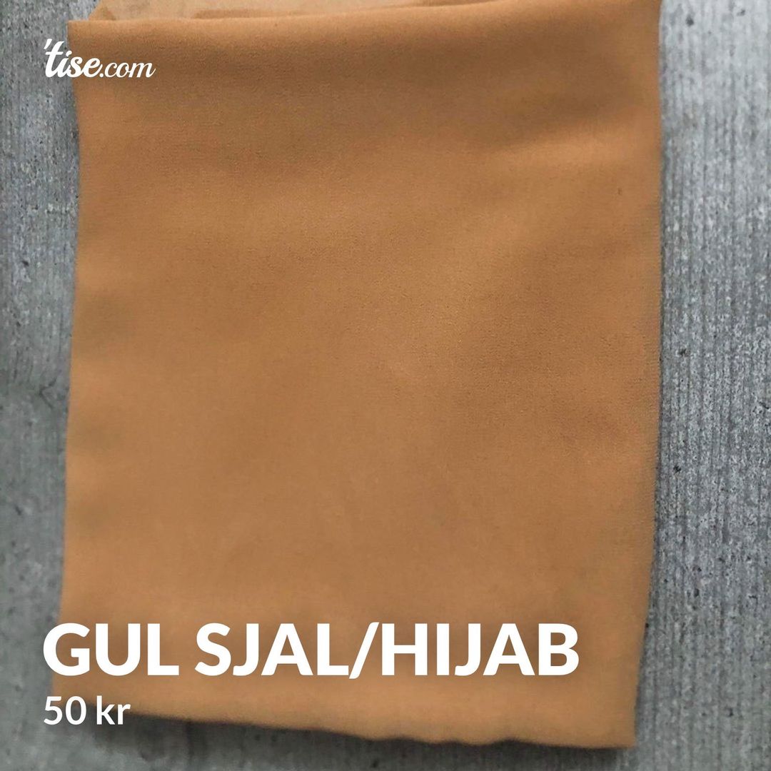 Gul sjal/hijab