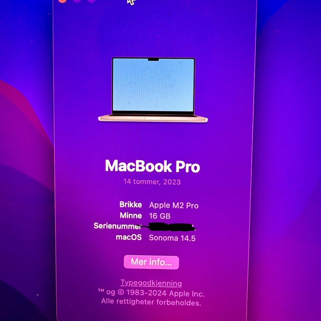 Macbook M2 Pro 14