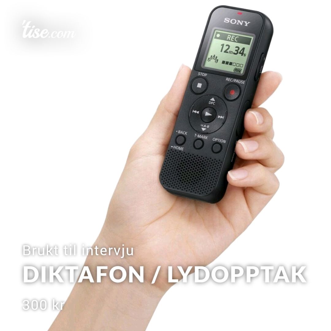 Diktafon / Lydopptak