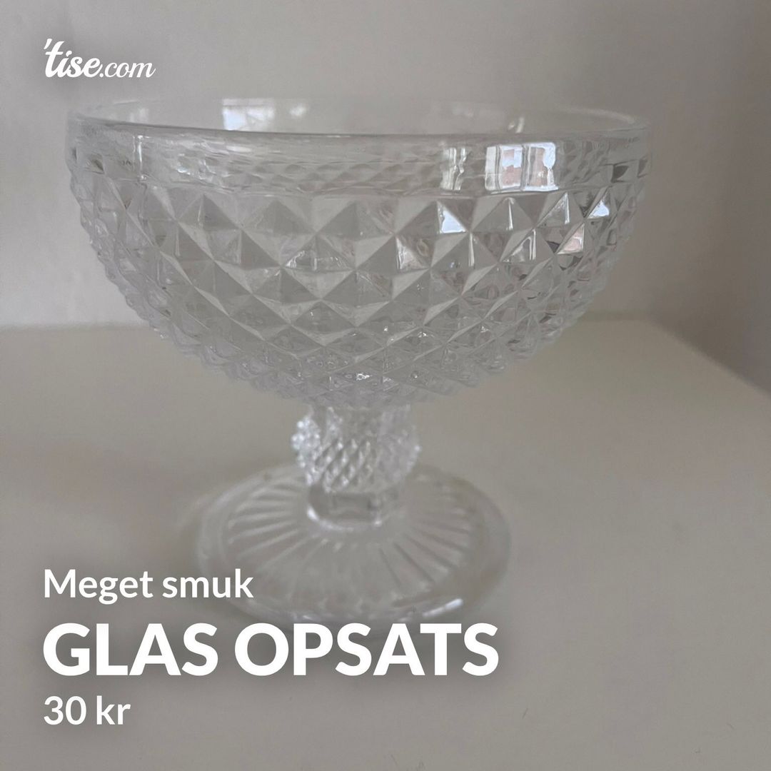 Glas opsats