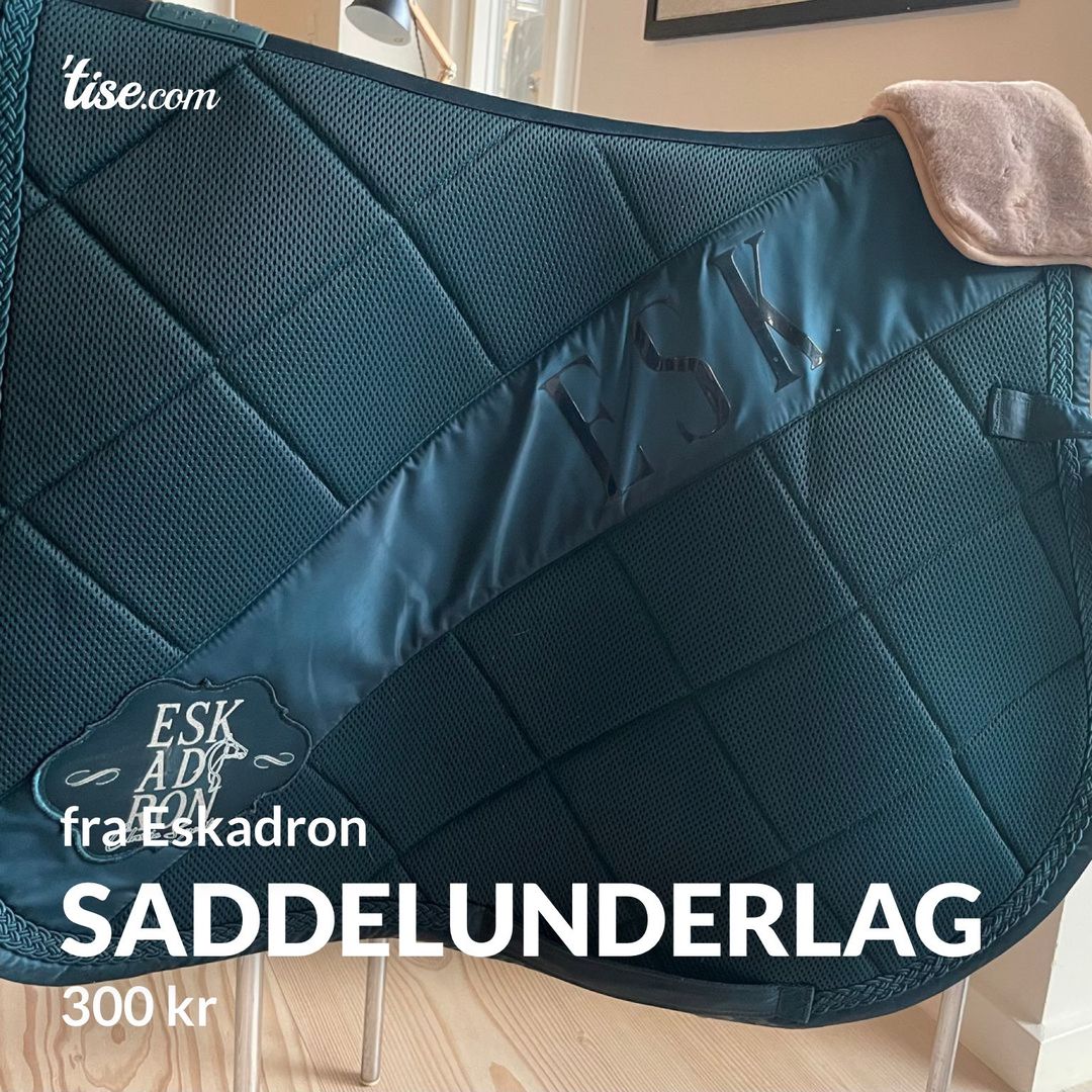 Saddelunderlag