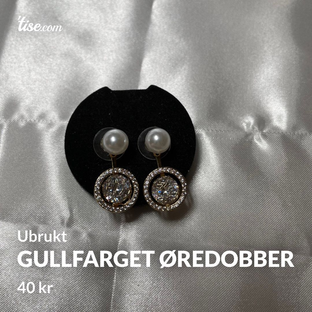 GULLFARGET ØREDOBBER