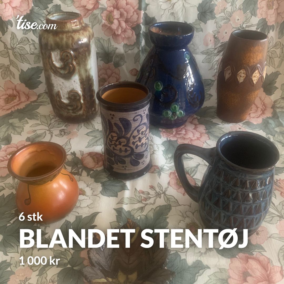 blandet stentøj