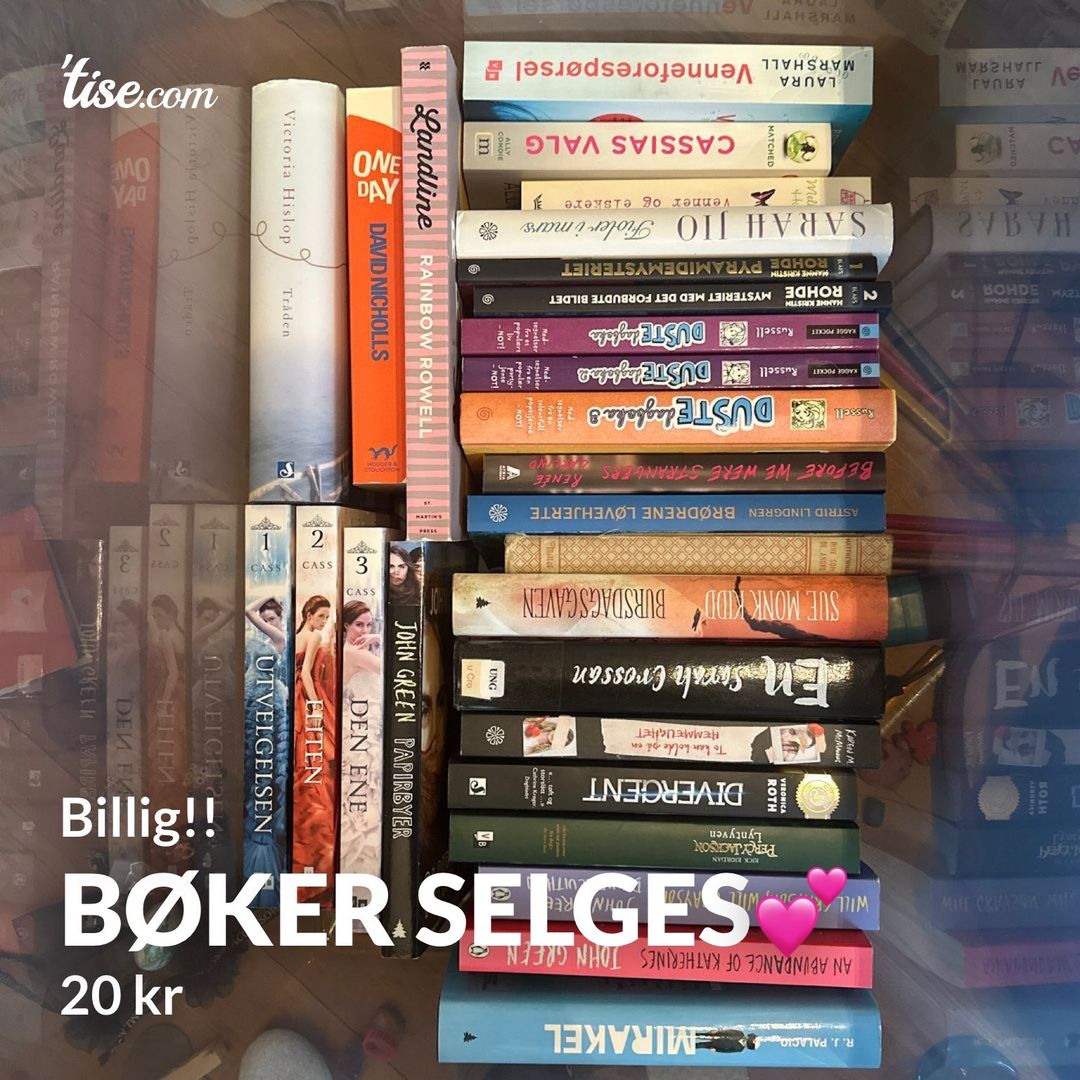 Bøker selges💕