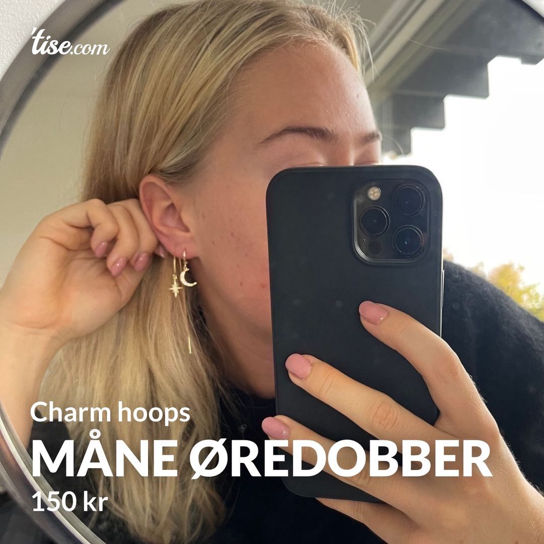 Måne øredobber