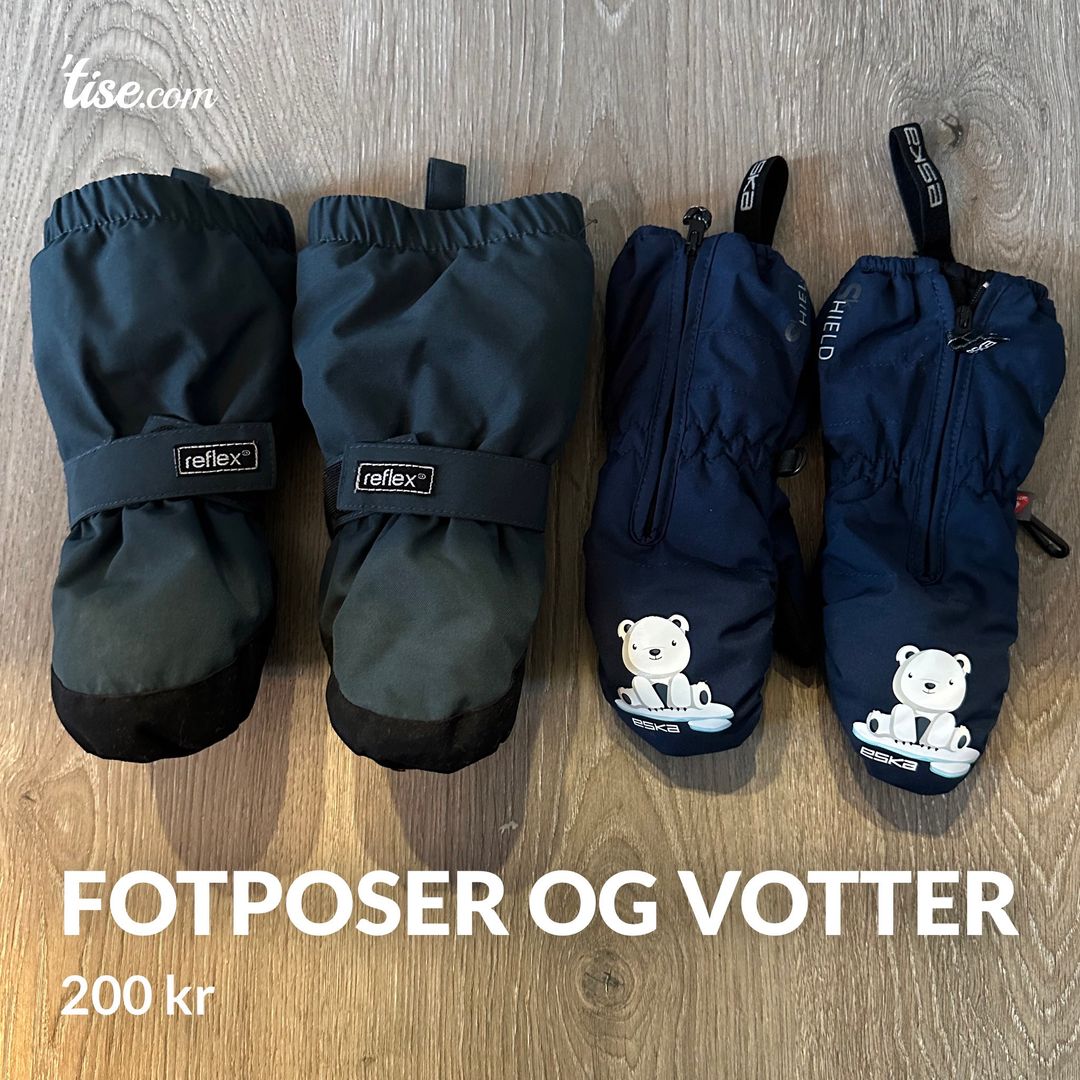 Fotposer og votter