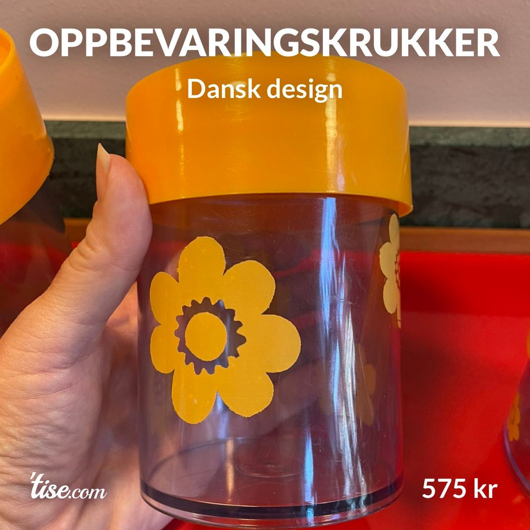 Oppbevaringskrukker