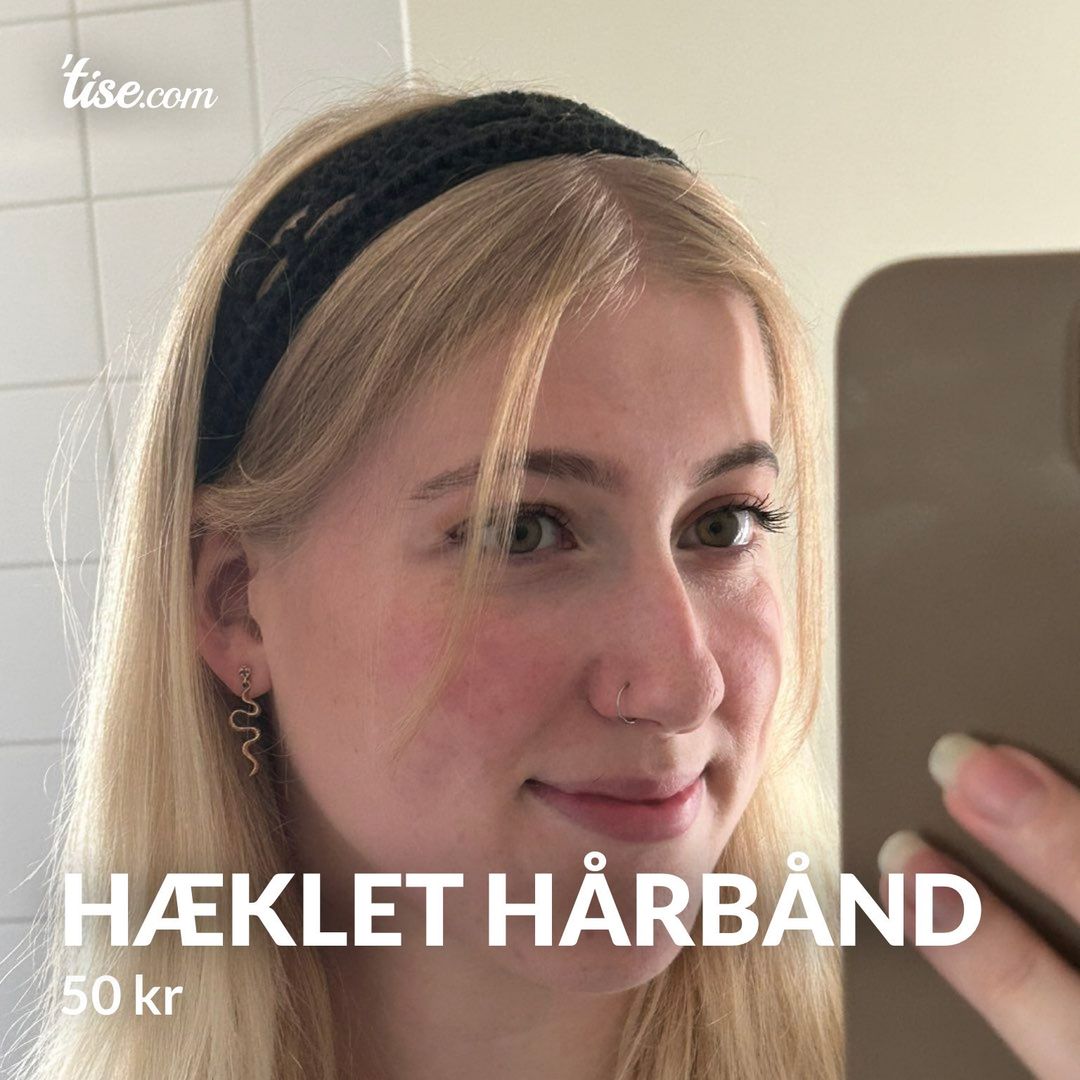 Hæklet hårbånd