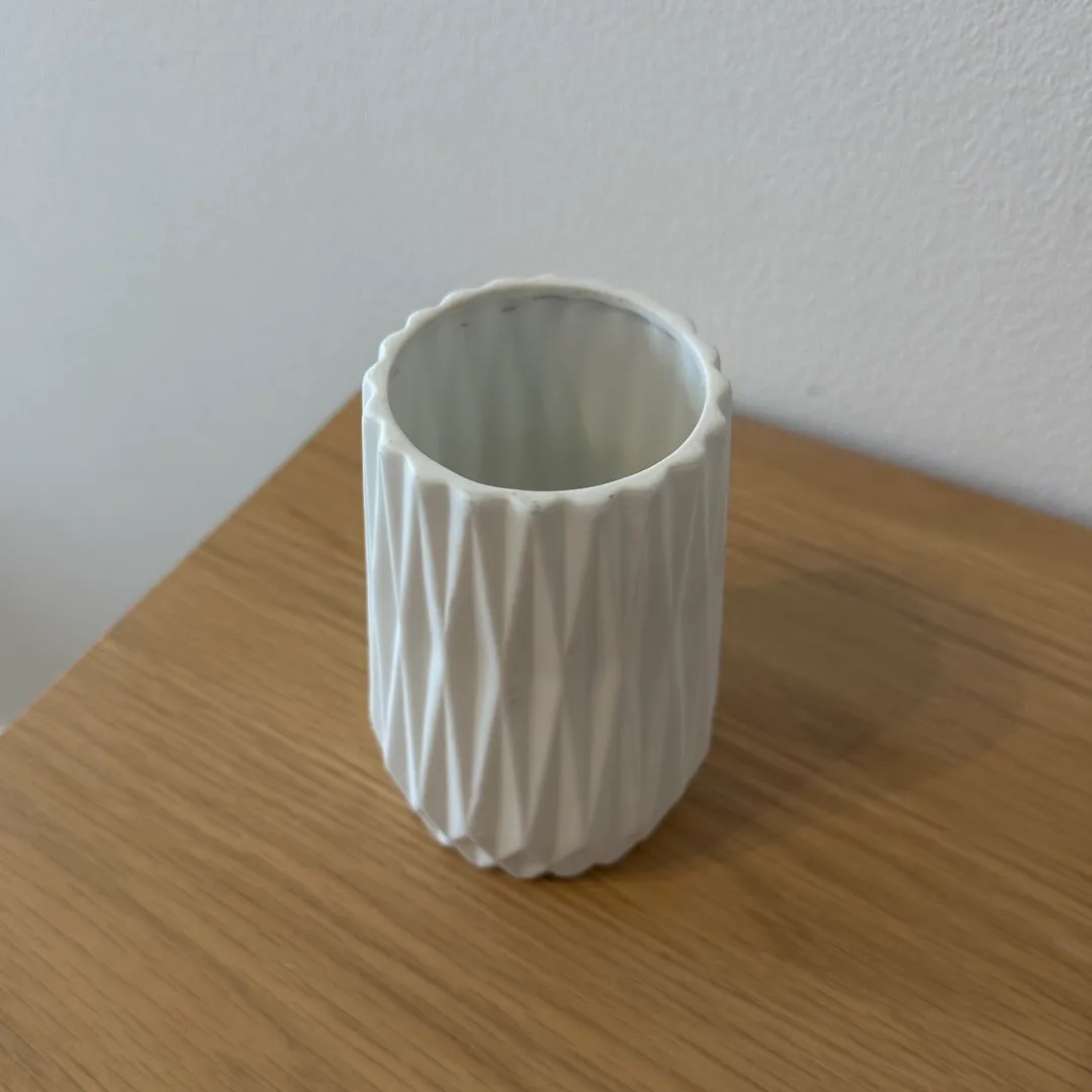 Hvid vase