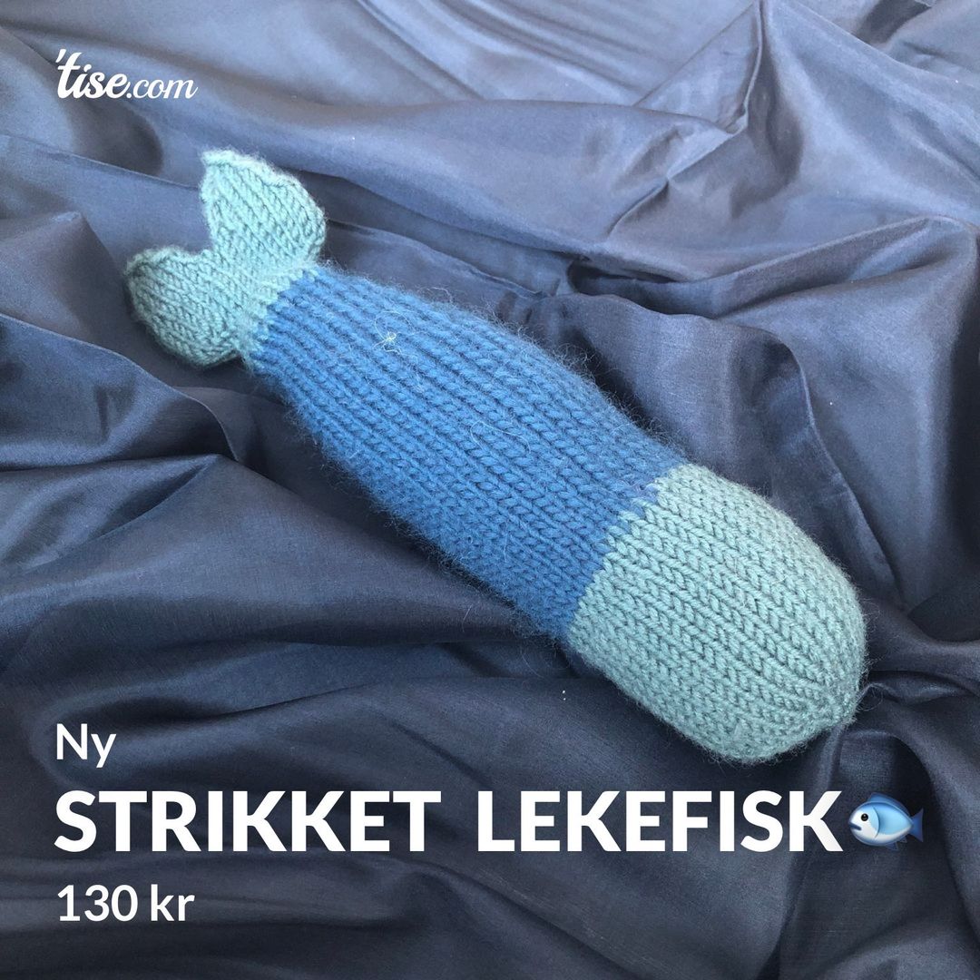 Strikket  lekefisk🐟