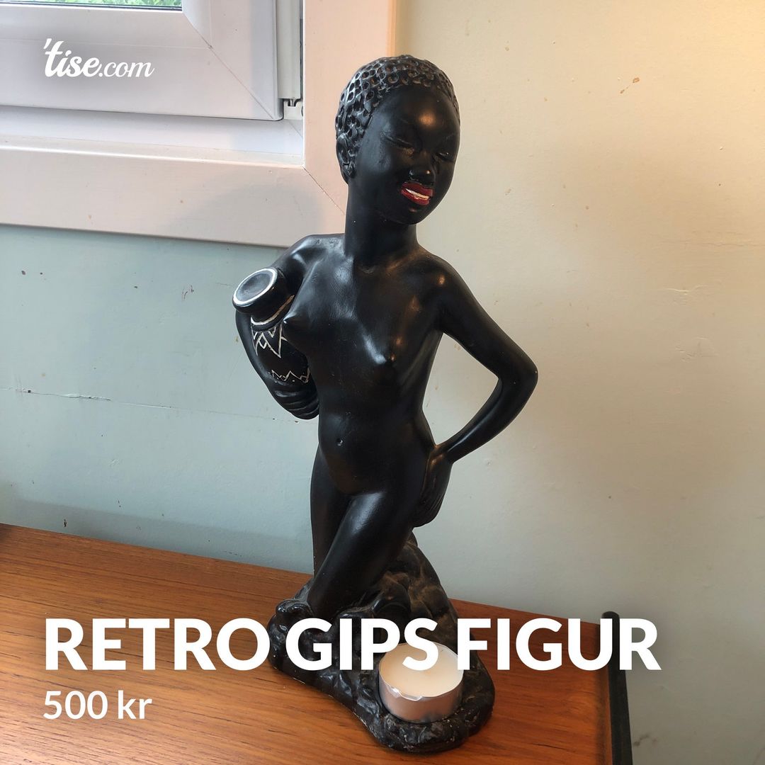 Retro gips figur