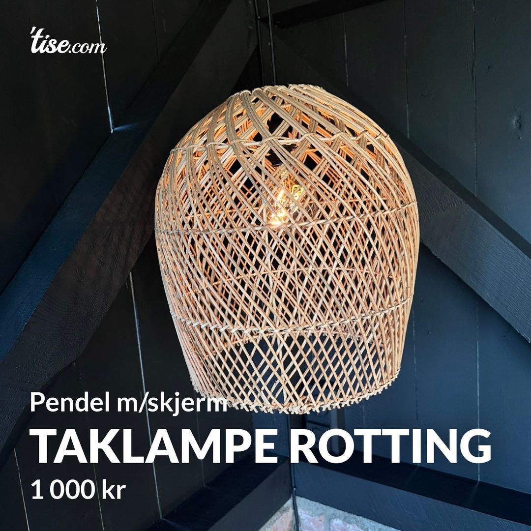 Taklampe rotting