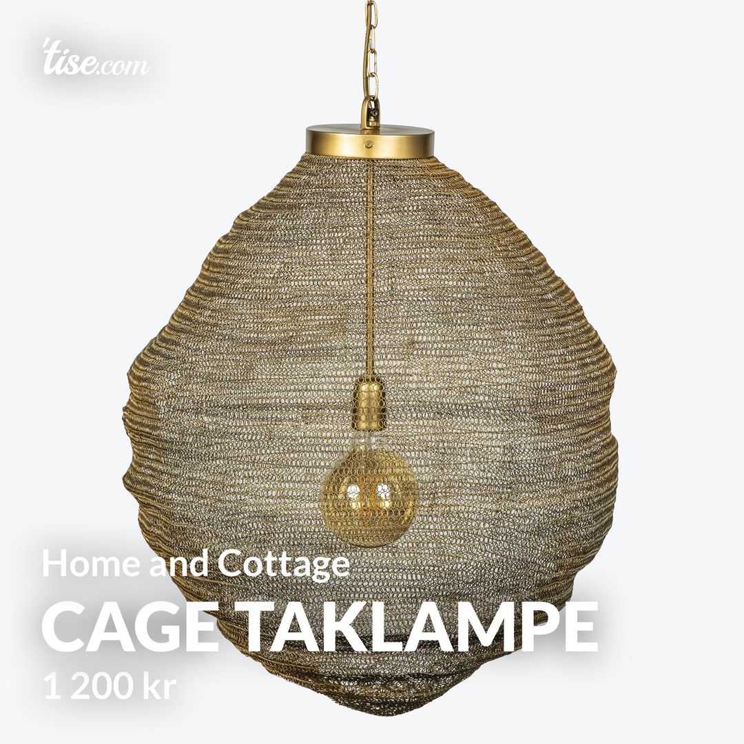 Cage taklampe