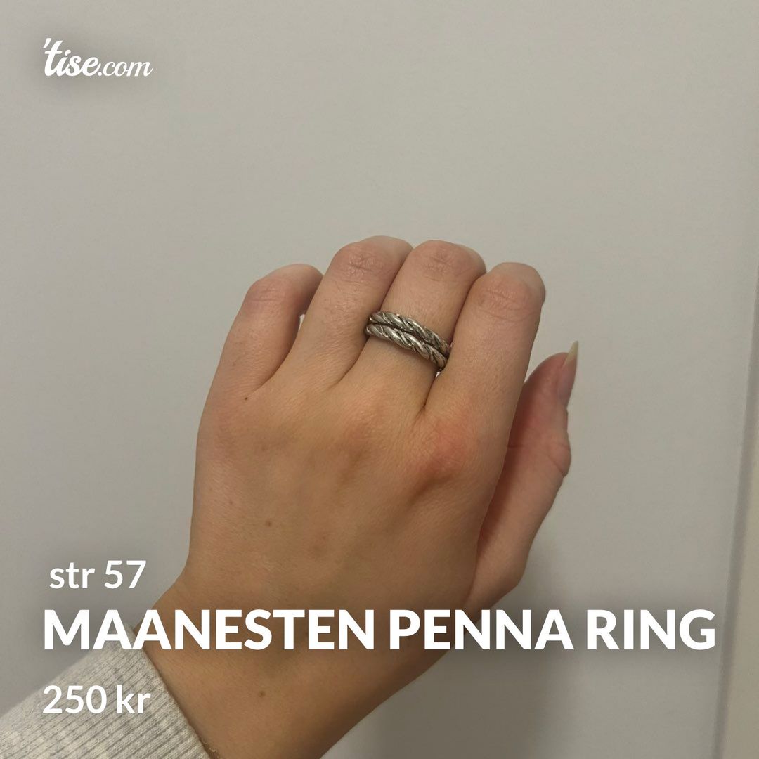 Maanesten penna ring