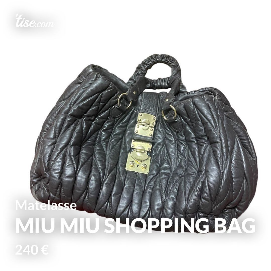 Miu Miu shopping bag