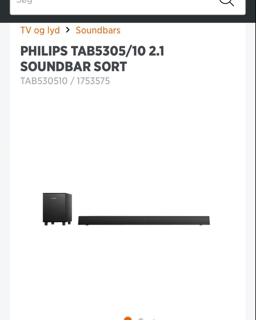 Soundbar til tv