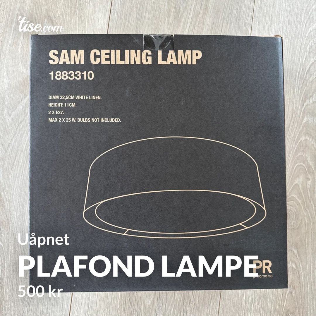 Plafond lampe