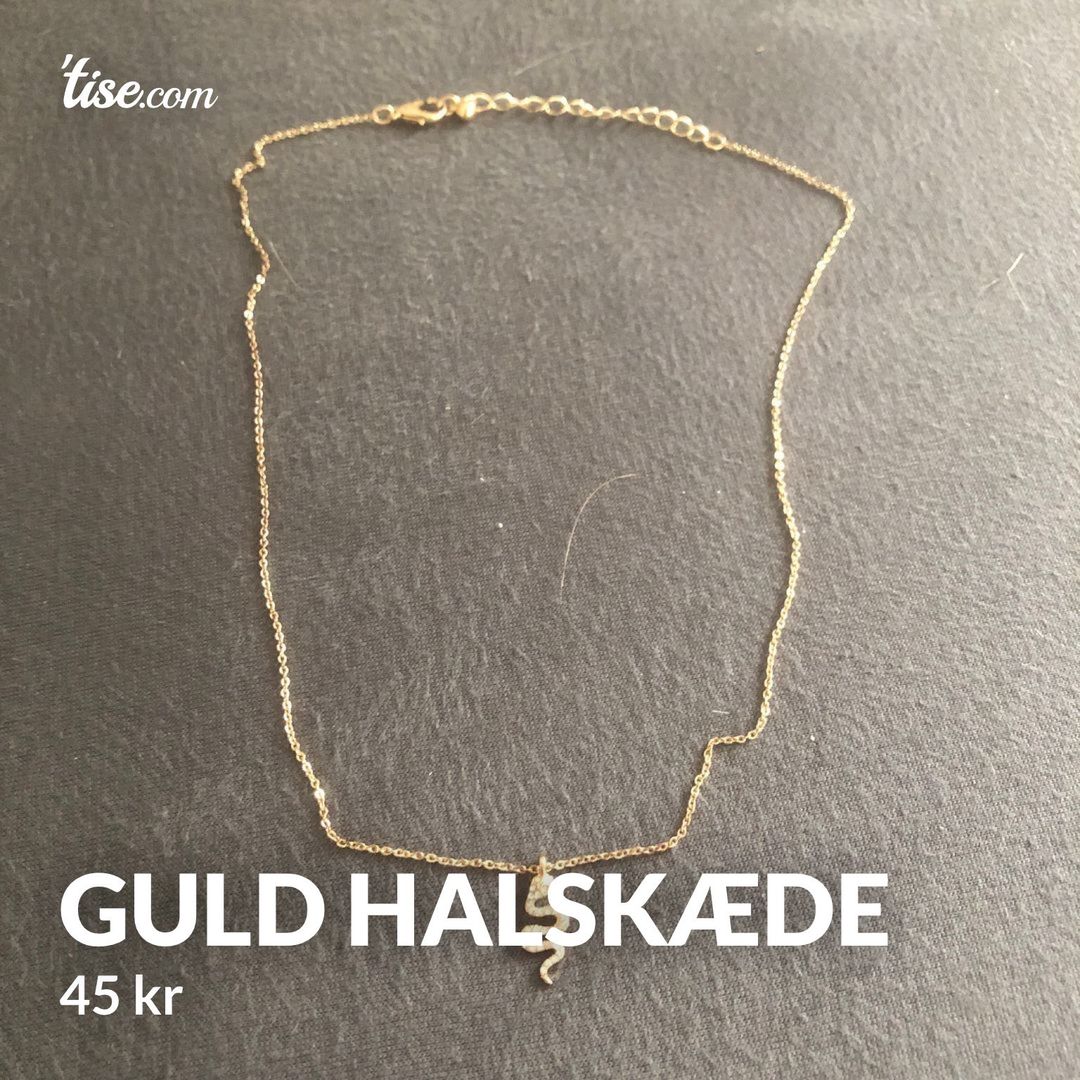 Guld halskæde