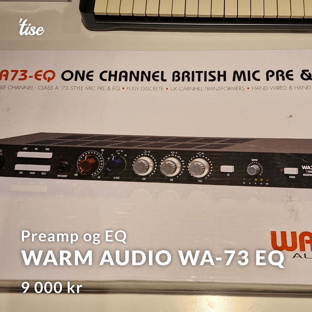 Warm Audio WA-73 EQ