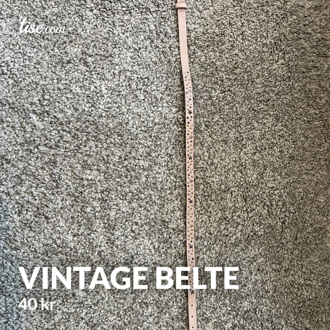 Vintage belte