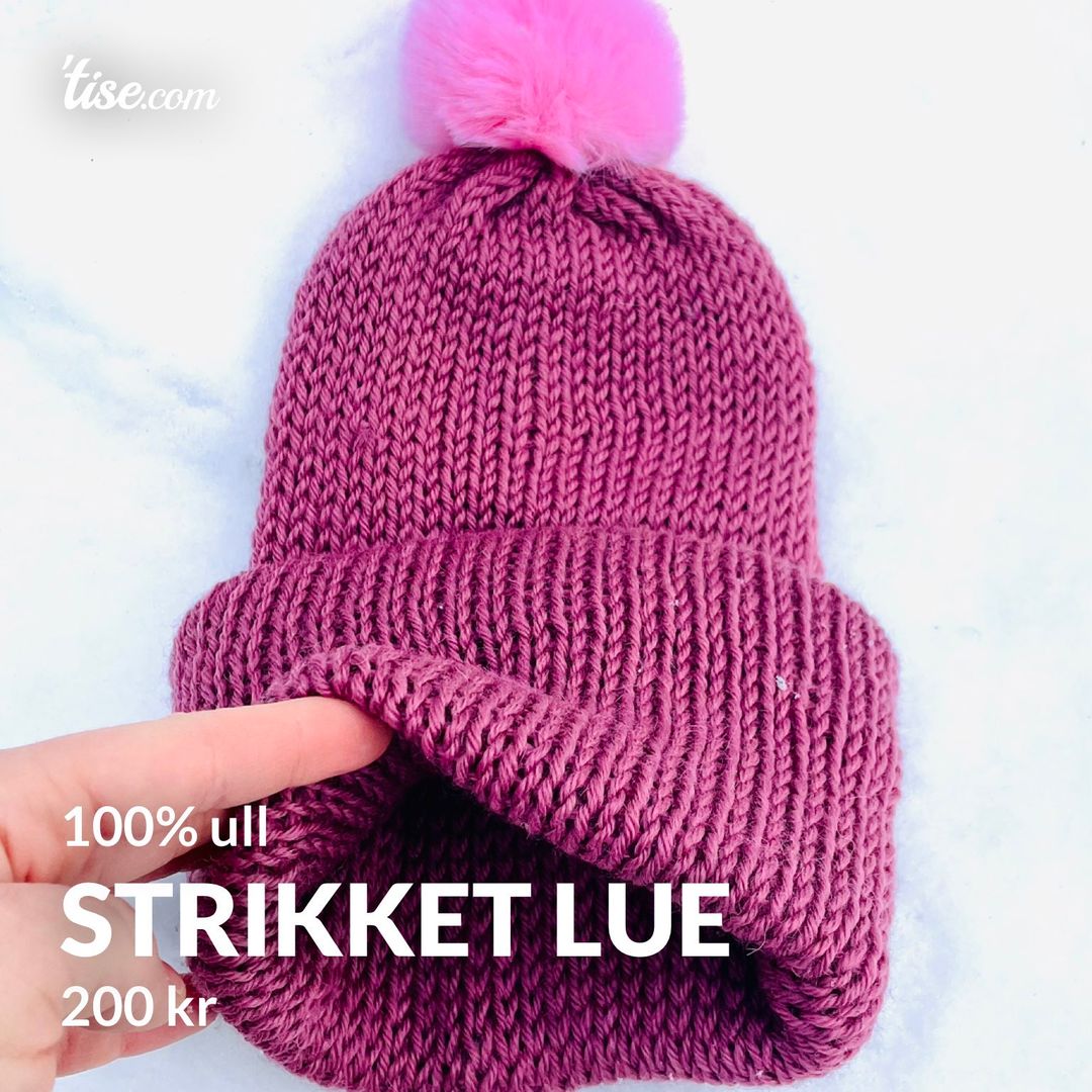 Strikket Lue