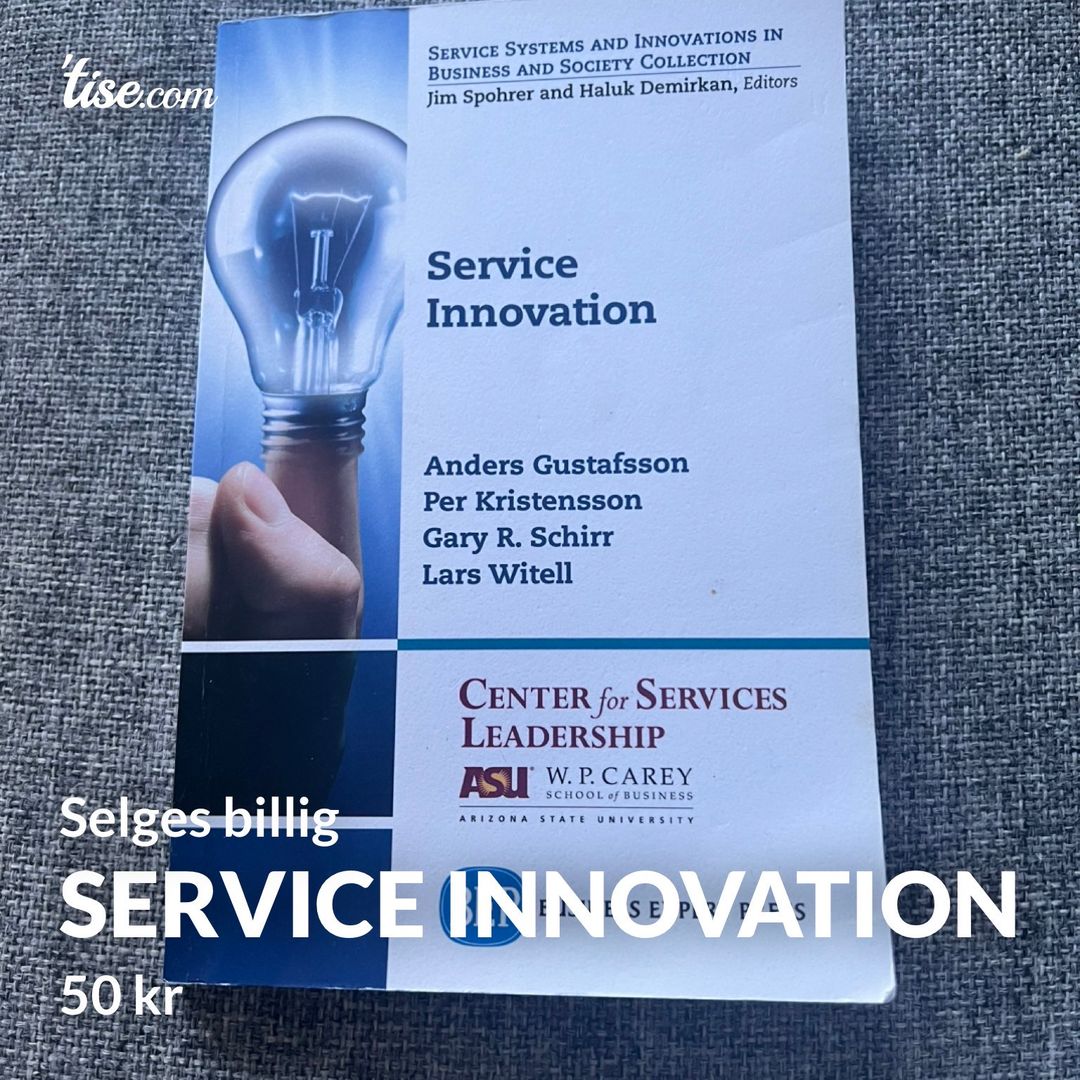 Service innovation