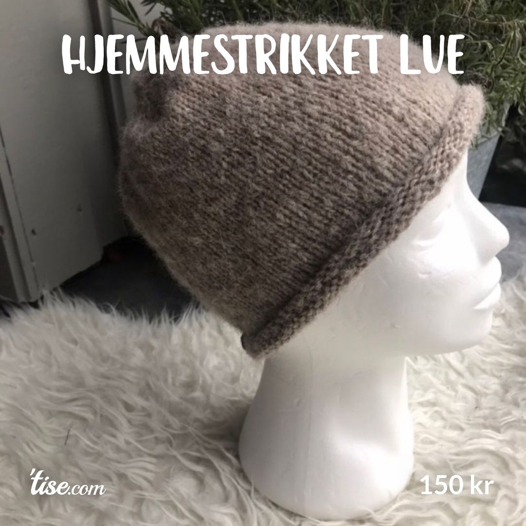 hjemmestrikket lue