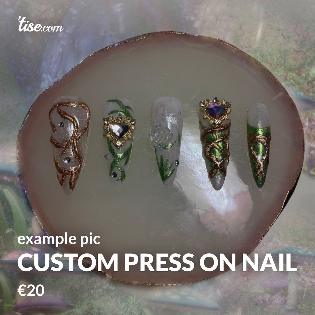 custom press on nail