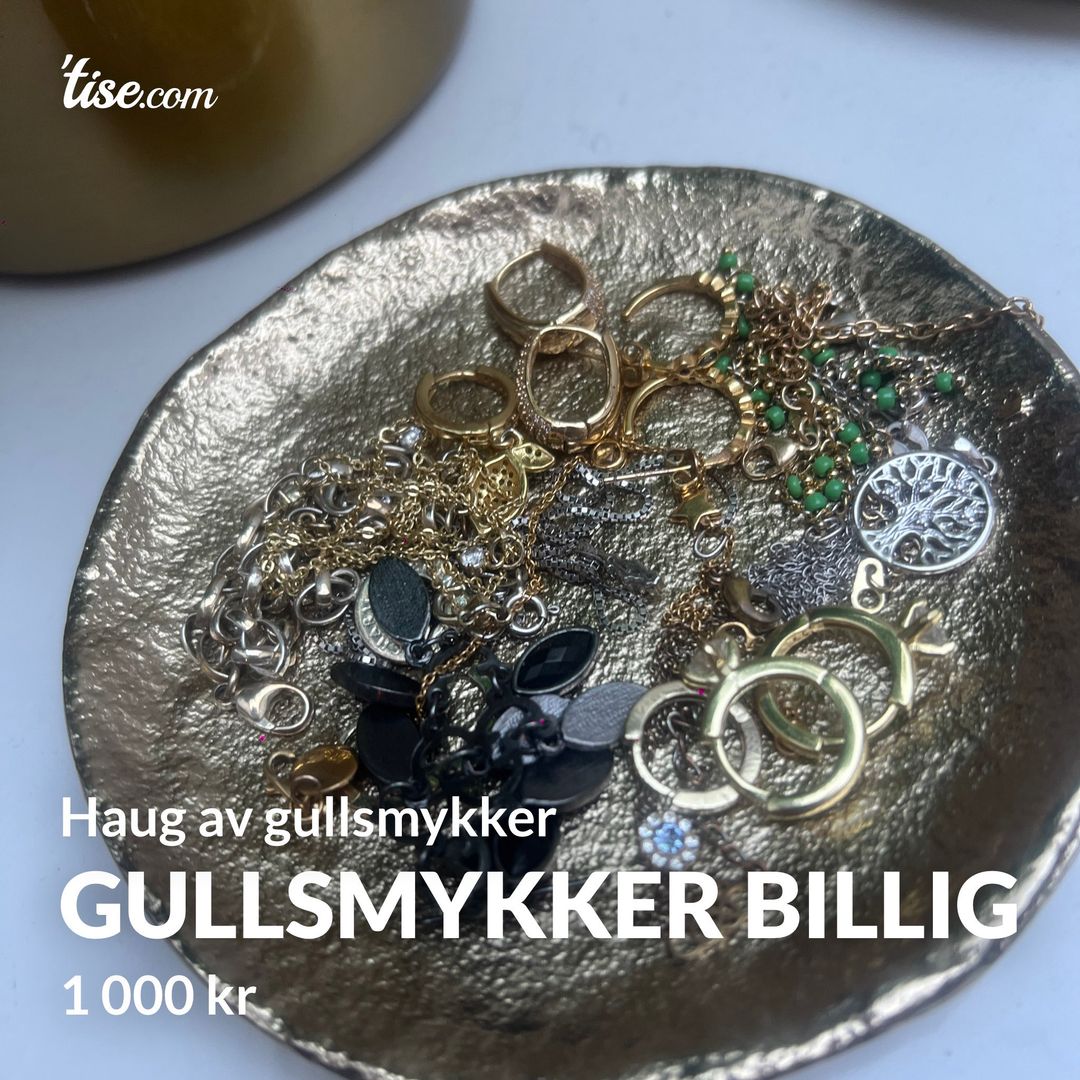 Gullsmykker billig