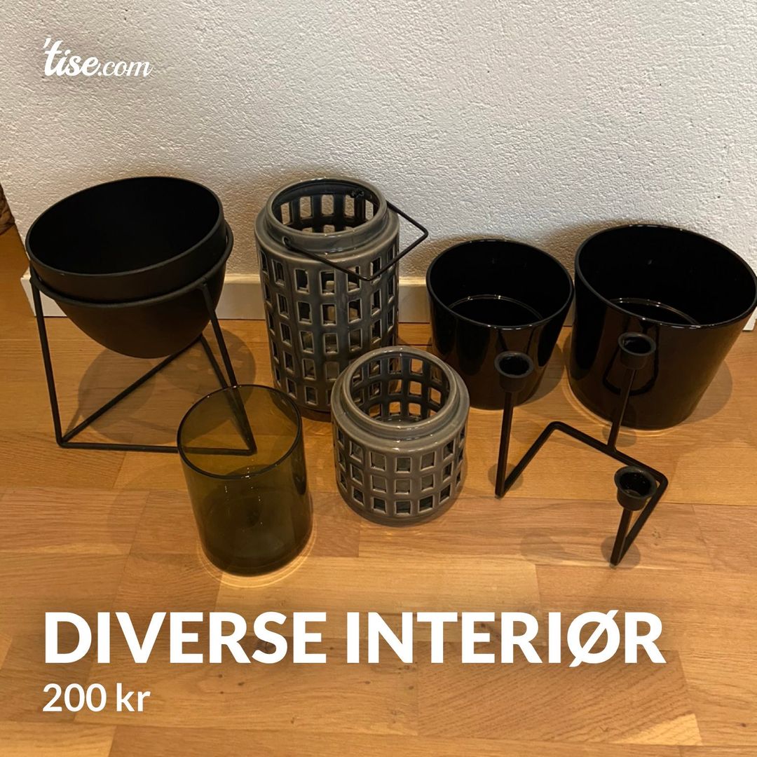 Diverse interiør