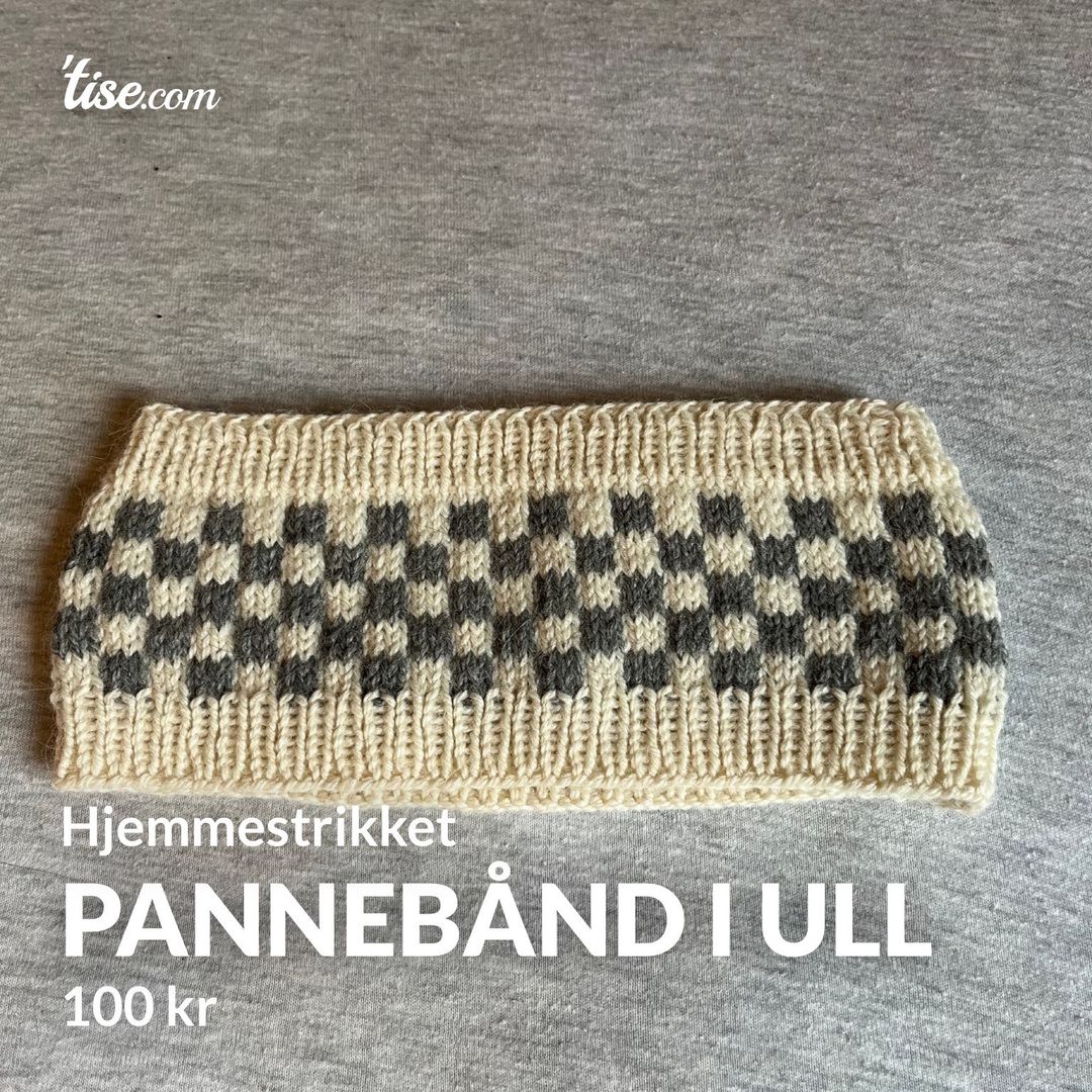 Pannebånd i ull