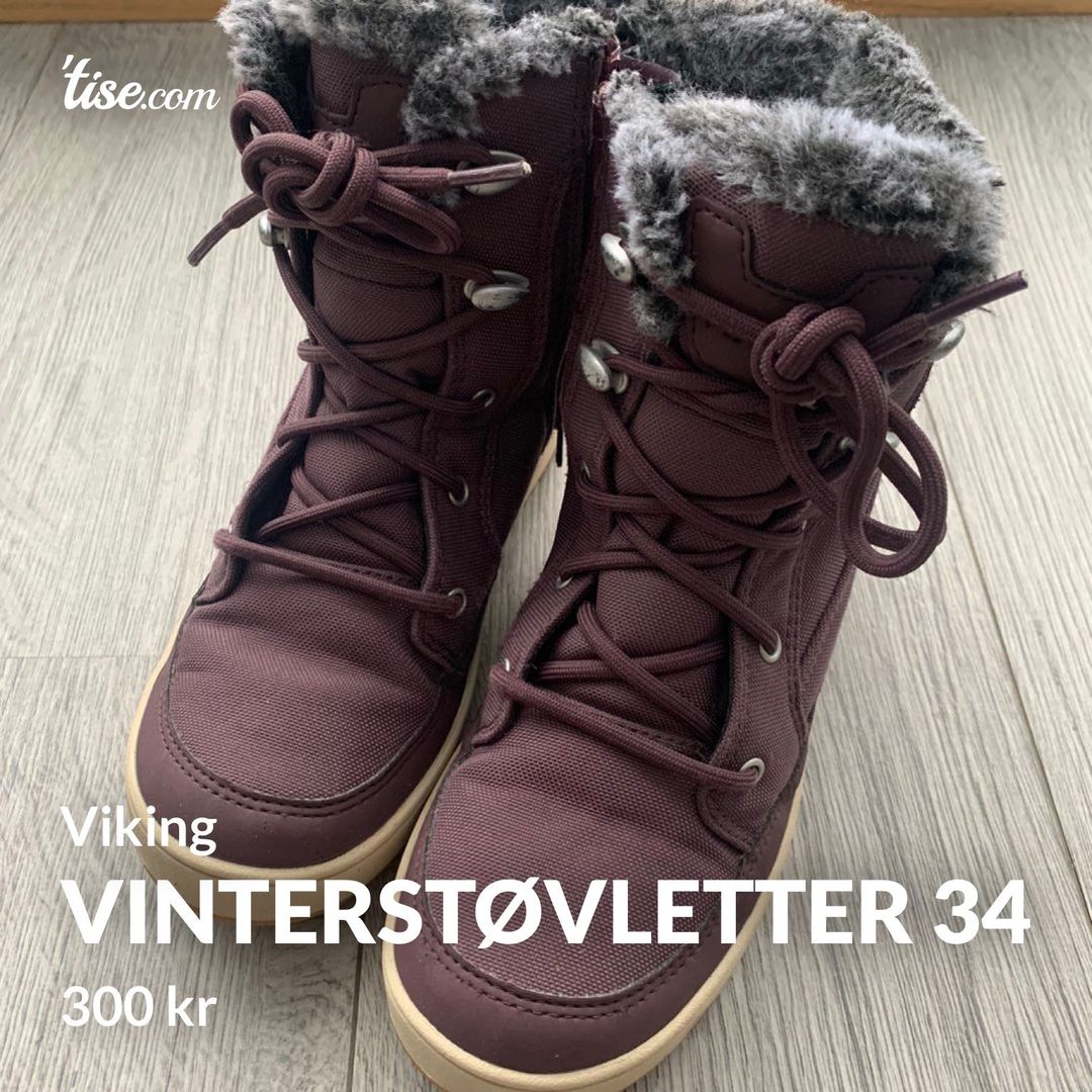 Vinterstøvletter 34