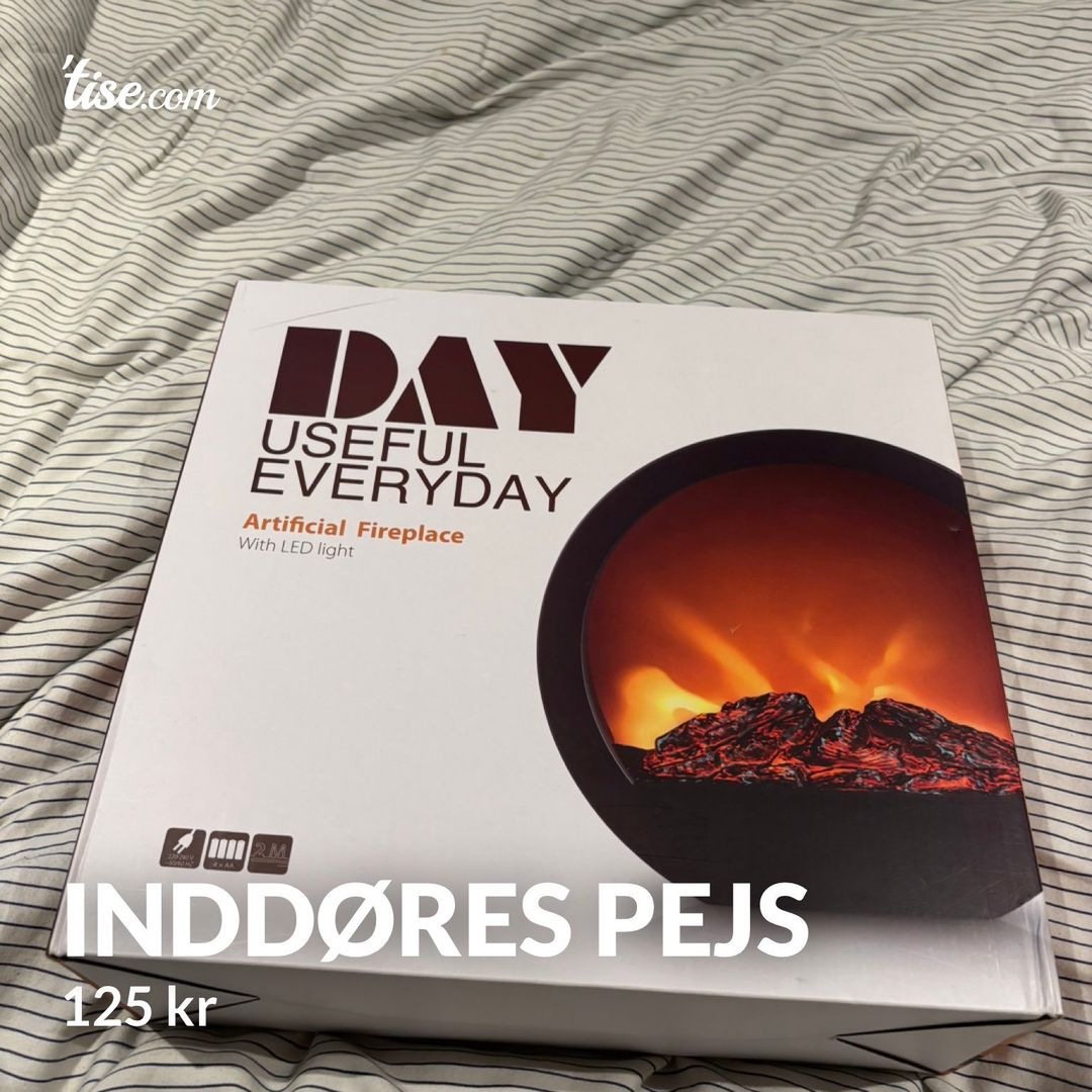 Inddøres pejs