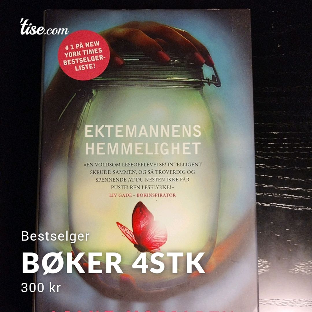 Bøker 4stk