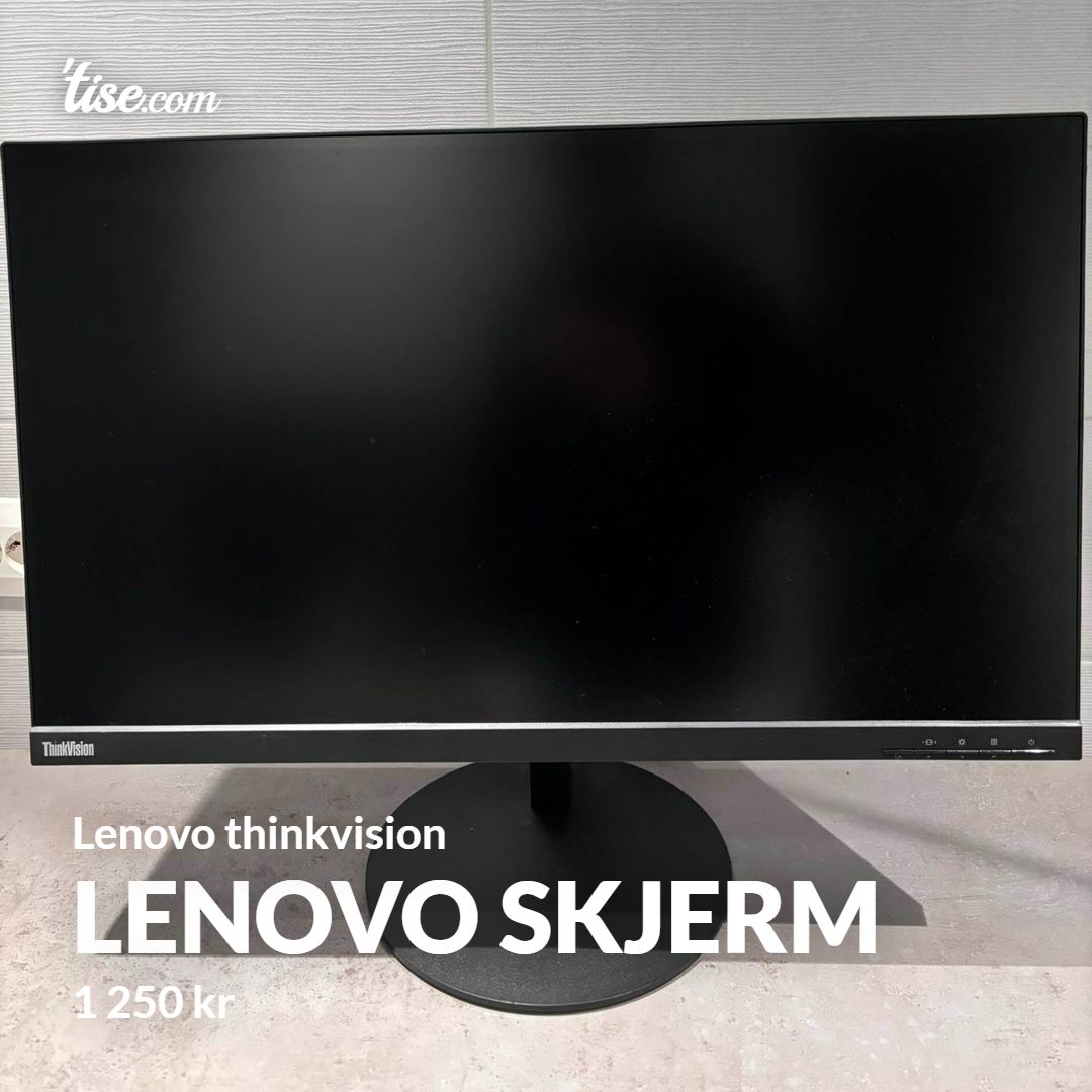 Lenovo skjerm