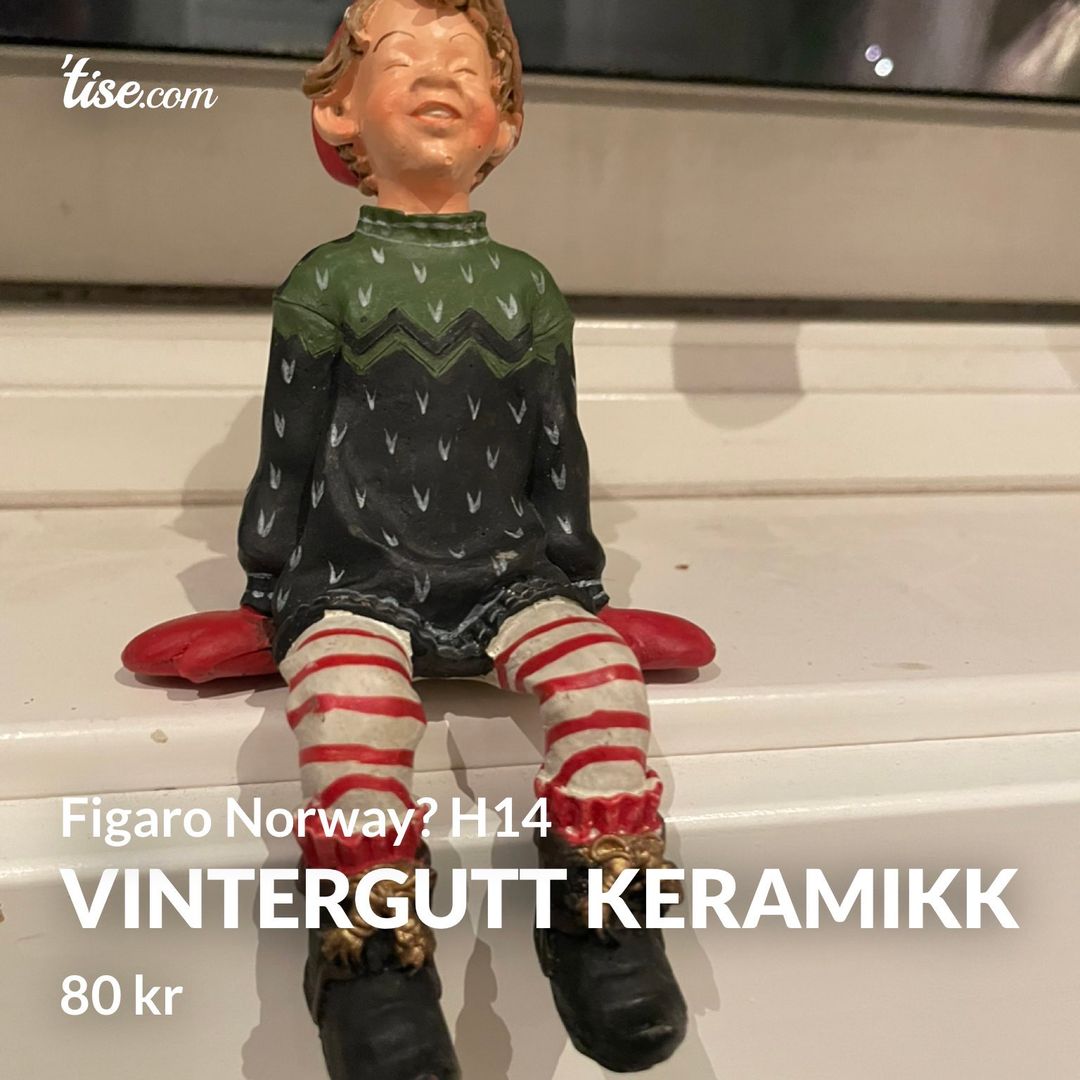 Vintergutt keramikk