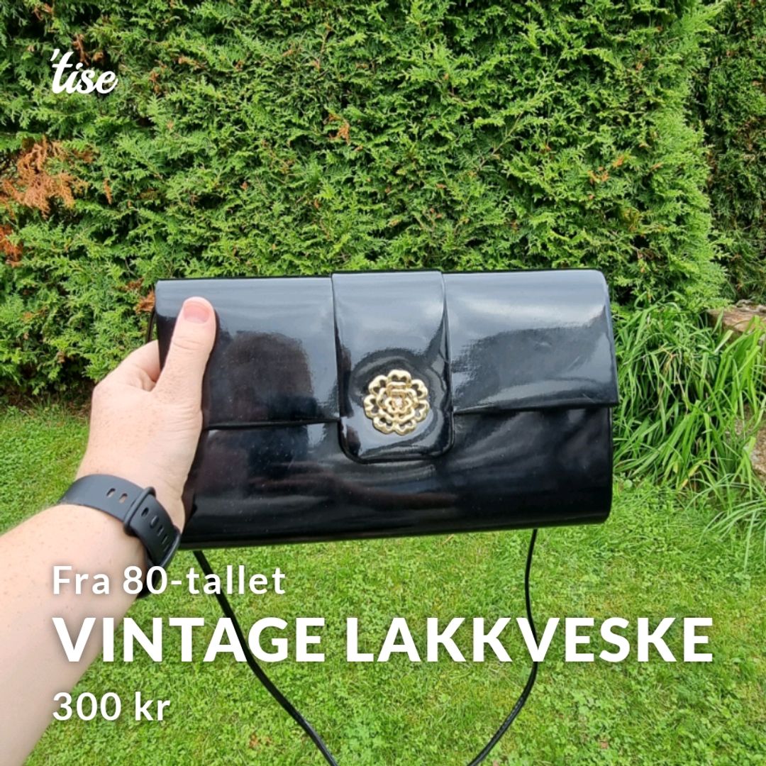 Vintage Lakkveske