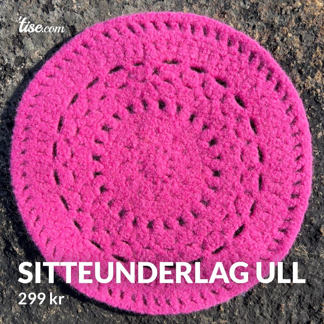 Sitteunderlag ull