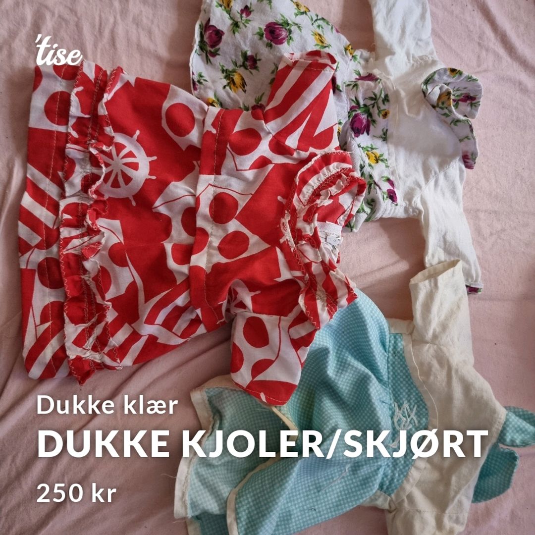 Dukke Kjoler/SKjørt