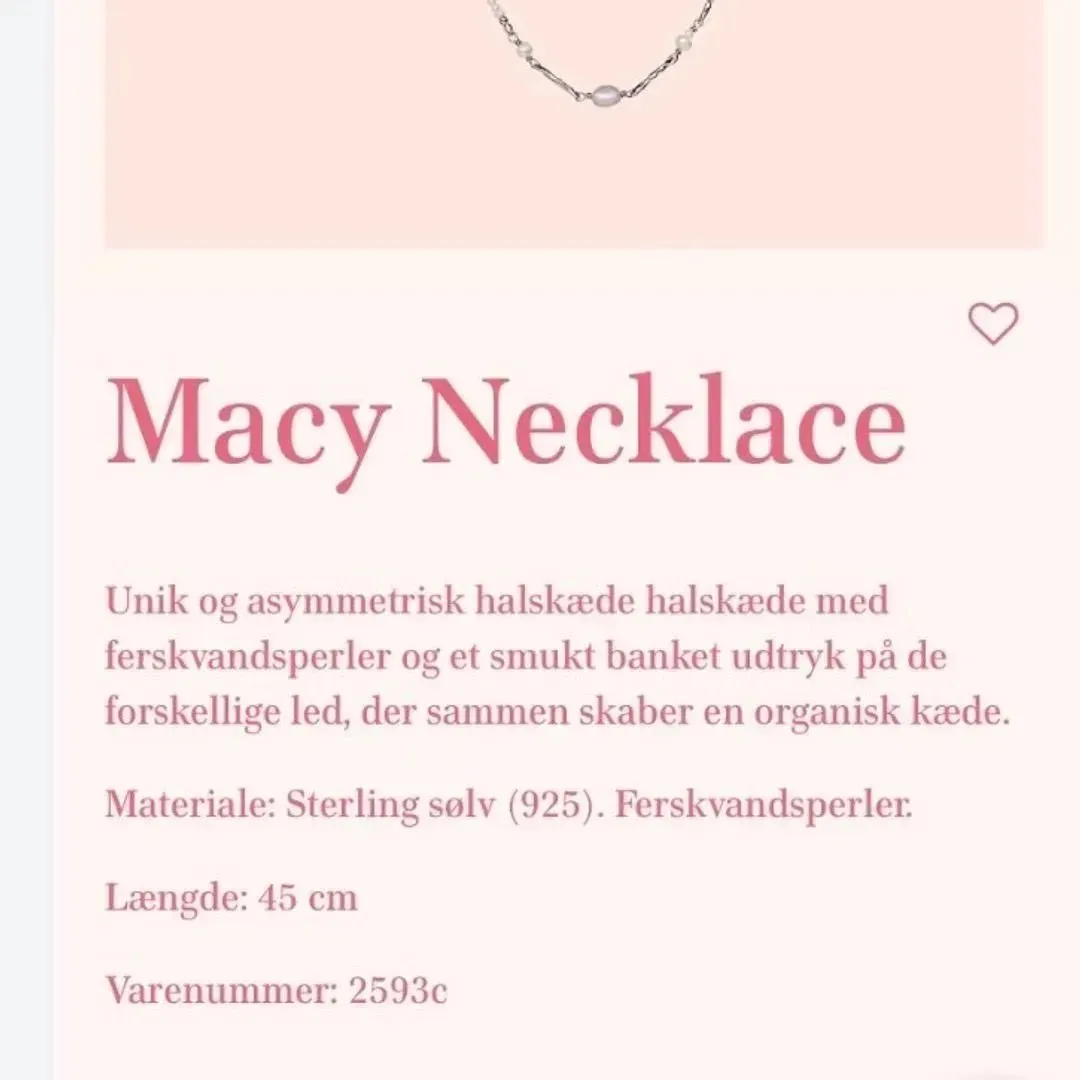 Macy necklace