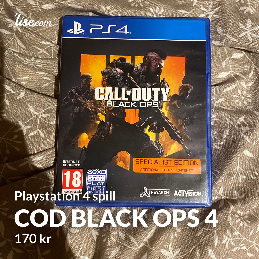 COD BLACK OPS 4