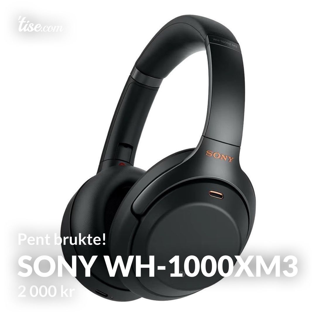 Sony WH-1000XM3