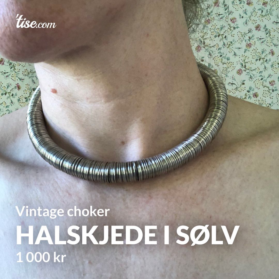 Halskjede i sølv